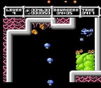une photo d'Ã©cran de Cybernoid - The Fighting Machine sur Nintendo Nes